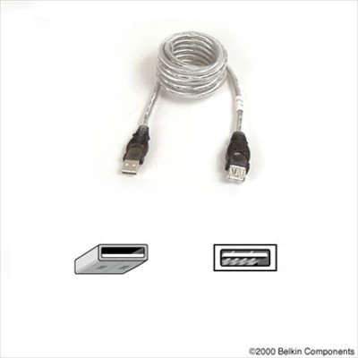 Belkin F3U134B06 BKST USB 2.0 Extension Cable USB extension cable USB F to USB M 6 ft molded