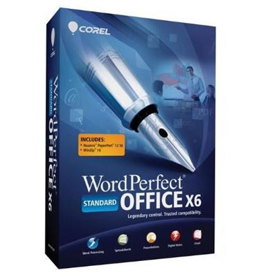 Corel ESDWPX6STDENNA WordPerfect Office X6 Standard Edition License 1 user ESD Win English