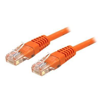 StarTech.com C6PATCH15OR 15ft Cat6 Patch Cable with Molded RJ45 Connectors Orange Cat6 Ethernet Patch Cable 15ft UTP Cat 6 Patch Cord