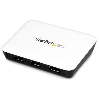 StarTech.com ST3300U3S 3 Port SuperSpeed USB 3.0 Hub with Gigabit Ethernet Hub 3 x SuperSpeed USB 3.0 1 x 10 100 1000 desktop