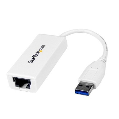 StarTech.com USB31000SW USB 3.0 to Gigabit Ethernet NIC Network Adapter Network adapter USB 3.0 Gigabit Ethernet white