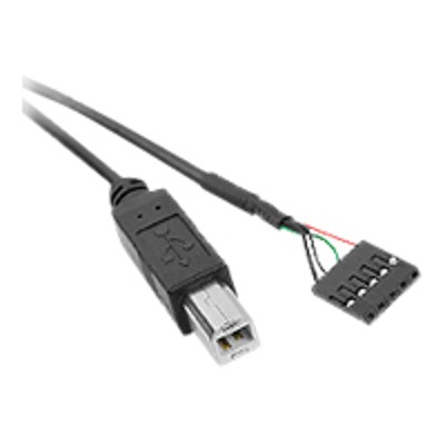 SIIG CB US0011 S2 USB 2.0 Header Cable USB adapter 5 pin in line F to USB Type B M USB 2.0 1.6 ft black