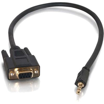 Cables To Go 02445 Velocity DB9 Male to 3.5mm Male Adapter Cable - Serial cable - stereo mini jack (M) to DB-9 (F) - 1.5 ft - molded thumbscrews - black Cables To Go 02445 Velocity DB9 Male to 3.5mm Male Adapter Cable - Serial cable - stereo mini jack (M) to DB-9 (F) - 1.5 ft - molded thumbscrews - black