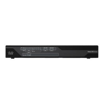 Cisco C897VA-K9 897VA - Router - DSL modem - 8-port switch - GigE - WAN ports: 3 Cisco C897VA-K9 897VA - Router - DSL modem - 8-port switch - GigE - WAN ports: 3