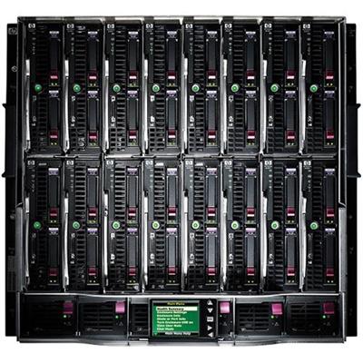 Hewlett Packard Enterprise 681842 B21 BLc7000 Enclosure Rack mountable up to 16 blades power supply hot plug 2400 Watt with ROHS 16 Insight Control Li