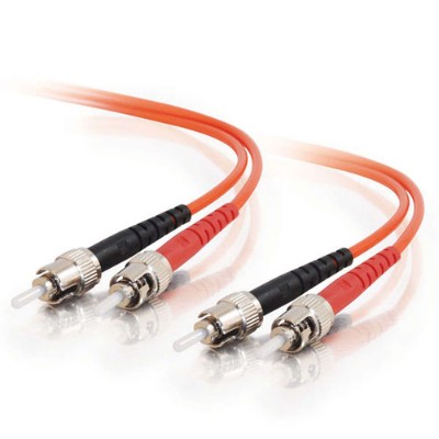 Cables To Go 05576 1m ST ST 62.5 125 OM1 Duplex Multimode PVC Fiber Optic Cable Orange Patch cable ST multi mode M to ST single mode M 3.3 ft fibe
