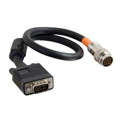 Cables To Go 60081 RapidRun VGA HD15 Flying Lead Video cable VGA HD 15 M to MUVI connector M 1.5 ft black