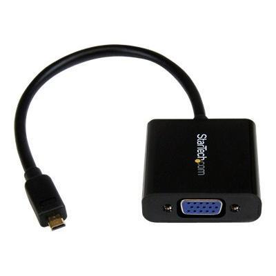 StarTech.com MCHD2VGAE2 Micro HDMI to VGA Adapter Converter for Smartphones Ultrabook Tablet 1920x1080