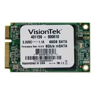 Visiontek 900610 Solid state drive - 60 GB - internal - mSATA - SATA 6Gb/s Visiontek 900610 Solid state drive - 60 GB - internal - mSATA - SATA 6Gb/s