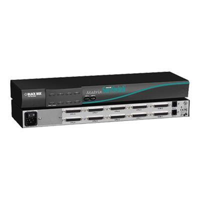 Black Box SW742A-R3 ServSwitch Matrix - KVM switch - 8 x KVM port(s) - 2 local users - desktop Black Box SW742A-R3 ServSwitch Matrix - KVM switch - 8 x KVM port(s) - 2 local users - desktop