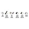 10x32 Screw & Nut .50 5 SCA-HDW