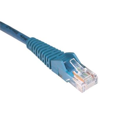 TrippLite N001 008 BL 8ft Cat5e Cat5 Snagless Molded Patch Cable RJ45 M M Blue 8 Patch cable RJ 45 M to RJ 45 M 8 ft UTP CAT 5e molded snagl