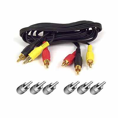 PRO Gold Series video / audio cable - 6 ft