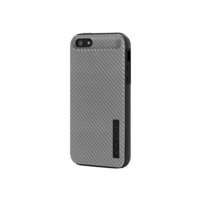 DualPro CF (Dual Protection with Carbon Fiber Finish) iPhone 5 Case - Silver / Black