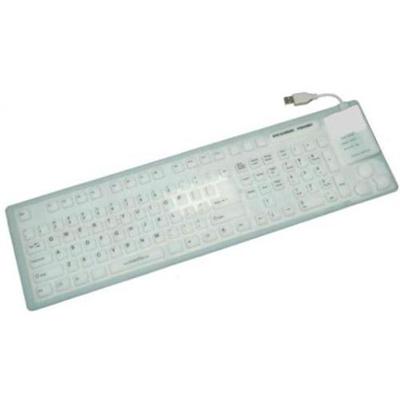 Grandtec USA FLX 7000 Virtually Indestructible Keyboard White