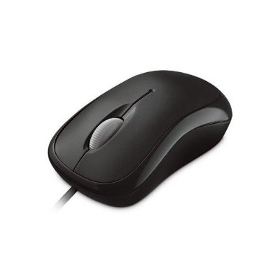 Microsoft P58 00061 Basic Optical Mouse Mouse optical 3 buttons wired USB black