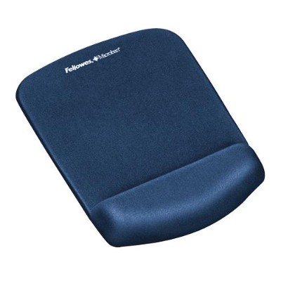 Fellowes 9287301 PlushTouch Wirst Rest with FoamFusion Technology Mouse pad blue
