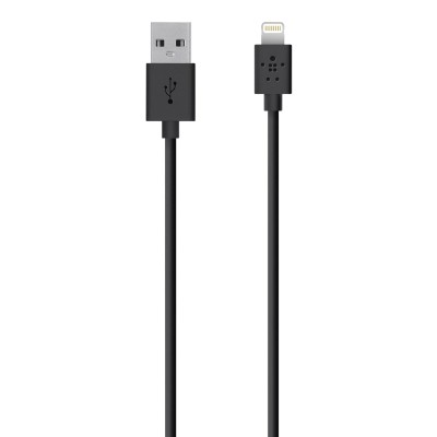Belkin F8j023bt2m-blk Charge/sync Cable - Ipad / Iphone / Ipod Charging / Data Cable - Lightning / Usb - 6.6 Ft