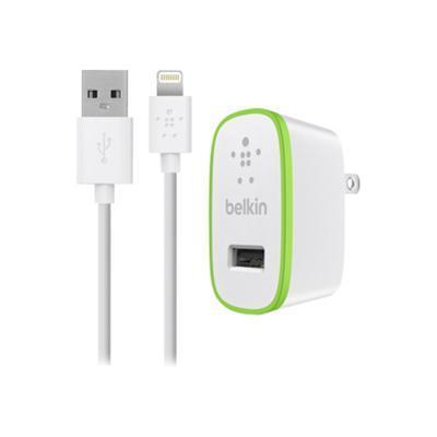 Belkin F8J052TT04 WHT Home Charger Power adapter 10 Watt 2.1 A USB power only white for Apple iPad iPhone iPod Lightning