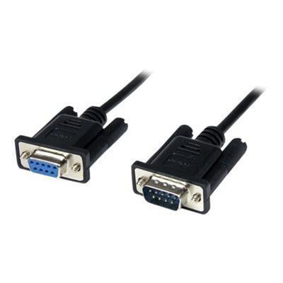 StarTech.com SCNM9FM1MBK 1m Black DB9 RS232 Serial Null Modem Cable F M Null modem cable DB 9 F to DB 9 M 3.3 ft black