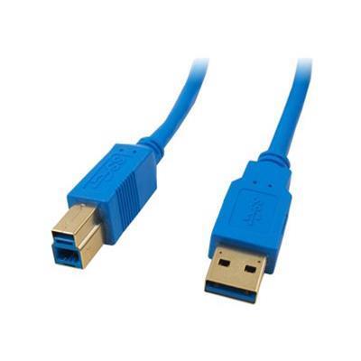 4XEM 4XUSB3AB3FTBL USB cable USB Type B M to USB Type A M USB 3.0 3 ft molded blue