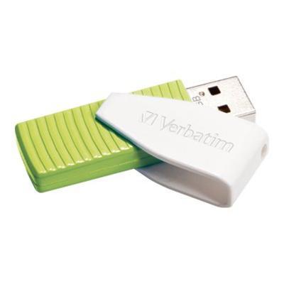 Verbatim 49815 Store 'n' Go Swivel - USB flash drive - 32 GB - USB 2.0 - eucalyptus green Verbatim 49815 Store 'n' Go Swivel - USB flash drive - 32 GB - USB 2.0 - eucalyptus green