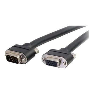 Cables To Go 50237 Select 6ft Select VGA Video Extension Cable M F In Wall CMG Rated VGA extension cable HD 15 F to HD 15 M 6 ft black