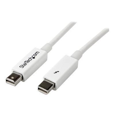 StarTech.com TBOLTMM2MW 2m White Thunderbolt Cable Cord M M Thunder Bolt to Thunder Bolt 2m Thunderbolt Cable