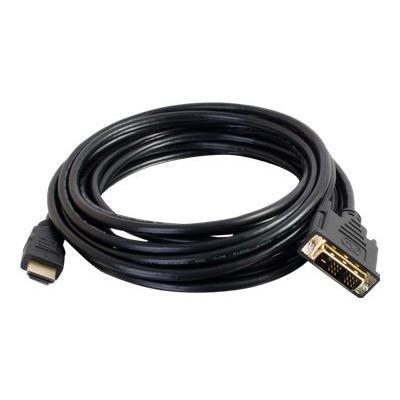 Cables To Go 42514 1m HDMI to DVI Adapter Cable Digital DVI D 3.3ft Video cable DVI D M to HDMI M 3.3 ft shielded black