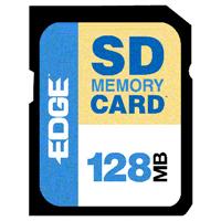 128MB Secure Digital Card for Select C, P, T, E, N, S and Stylistic Models