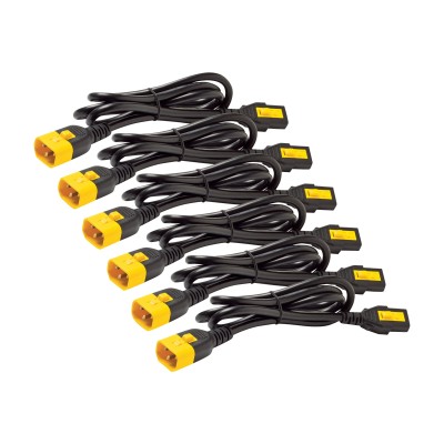 APC AP8706S NA Power cable IEC 60320 C13 to IEC 60320 C14 10 A 6 ft black North America