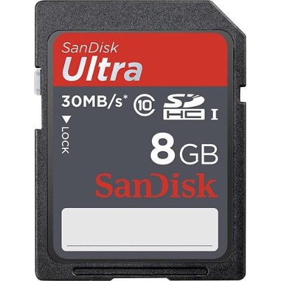 Sandisk SDSDU 008G A46 8GB Ultra SDHC Class 10 Memory Card
