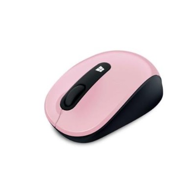 Microsoft 43U 00017 Sculpt Mobile Mouse Mouse right and left handed optical 3 buttons wireless 2.4 GHz USB wireless receiver light orchid