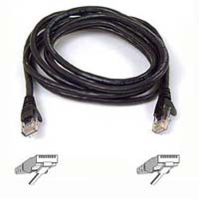 Belkin A3L980 25 BLK S High Performance Patch cable RJ 45 M to RJ 45 M 25 ft UTP CAT 6 molded snagless black