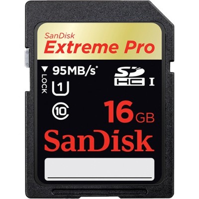 Sandisk SDSDXP-016G-A46 16GB Extreme Pro SDHC Class 10 Memory Card Sandisk SDSDXP-016G-A46 16GB Extreme Pro SDHC Class 10 Memory Card