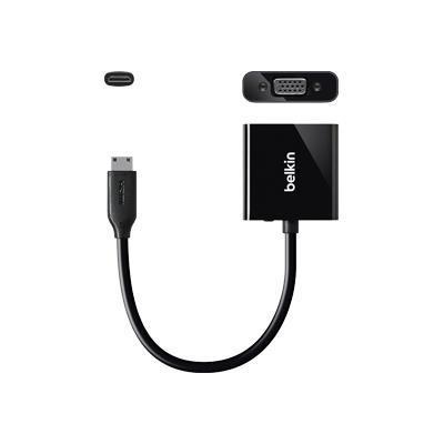 Belkin F2CD047 Mini HDMI to VGA Adapter - VGA adapter - HD-15 (F) to mini HDMI Type C (M) Belkin F2CD047 Mini HDMI to VGA Adapter - VGA adapter - HD-15 (F) to mini HDMI Type C (M)