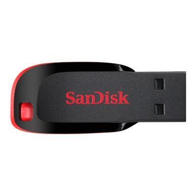 Sandisk SDCZ50-064G-A46 Cruzer Blade - USB flash drive - 64 GB - USB 2.0 - black red Sandisk SDCZ50-064G-A46 Cruzer Blade - USB flash drive - 64 GB - USB 2.0 - black red