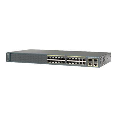 Cisco WS C2960 24PC S Catalyst 2960 Plus 24PC S Switch managed 24 x 10 100 PoE 2 x combo Gigabit SFP rack mountable PoE 370 W