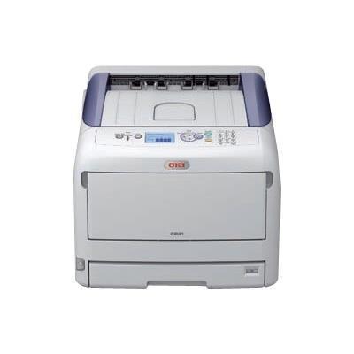 Oki 62441001 C831n Printer color optional LED A3 Ledger 1200 x 600 dpi up to 35 ppm mono up to 35 ppm color capacity 350 sheets USB 2.0