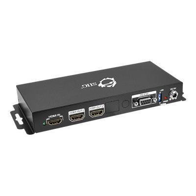 1x2 Hdmi Distribution Amplifier With 3d And 4kx2k - Video/audio Splitter - 2 Ports - Wall-mountable