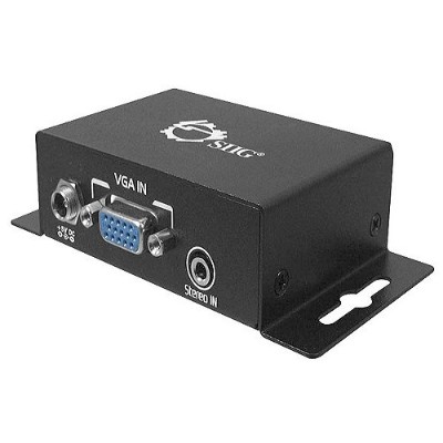 Siig Ce-vg0l11-s1 Vga & Audio Cat5 Extender Long Range Transmitter And Receiver Units - Video/audio Extender