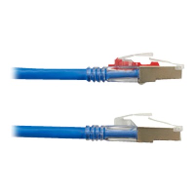 Black Box C6APC80S-BL-15 GigaTrue 3 - Patch cable - RJ-45 (M) to RJ-45 (M) - 15 ft - foiled unshielded twisted pair (F/UTP) - CAT 6a - booted riser - blue Black Box C6APC80S-BL-15 GigaTrue 3 - Patch cable - RJ-45 (M) to RJ-45 (M) - 15 ft - foiled unshielded twisted pair (F/UTP) - CAT 6a - booted riser - blue