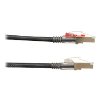 Black Box C6APC80S-BK-20 GigaTrue 3 - Patch cable - RJ-45 (M) to RJ-45 (M) - 20 ft - foiled unshielded twisted pair (F/UTP) - CAT 6a - booted riser - black Black Box C6APC80S-BK-20 GigaTrue 3 - Patch cable - RJ-45 (M) to RJ-45 (M) - 20 ft - foiled unshielded twisted pair (F/UTP) - CAT 6a - booted riser - black