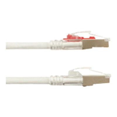 Black Box C6APC80S-WH-20 GigaTrue 3 - Patch cable - RJ-45 (M) to RJ-45 (M) - 19.7 ft - foiled unshielded twisted pair (F/UTP) - CAT 6a - booted riser - white Black Box C6APC80S-WH-20 GigaTrue 3 - Patch cable - RJ-45 (M) to RJ-45 (M) - 19.7 ft - foiled unshielded twisted pair (F/UTP) - CAT 6a - booted riser - white