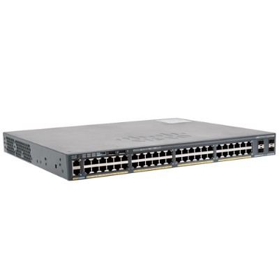 Cisco WS C2960X 48LPS L Catalyst 2960X 48LPS L Switch managed 48 x 10 100 1000 PoE 4 x Gigabit SFP desktop rack mountable PoE 370 W