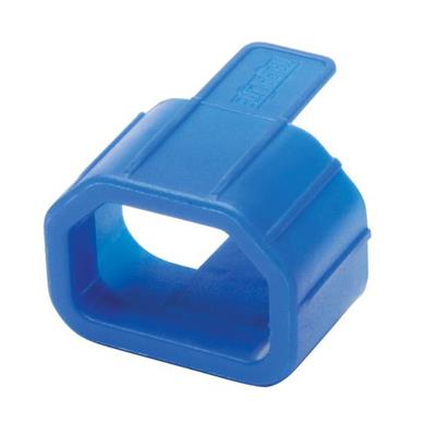 TrippLite PLC13BL Plug lock Inserts keep C14 power cords solidly connected to C13 outlets BLUE color Package of 100