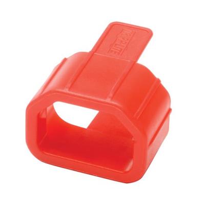 TrippLite PLC13RD Plug lock Inserts keep C14 power cords solidly connected to C13 outlets RED color Package of 100