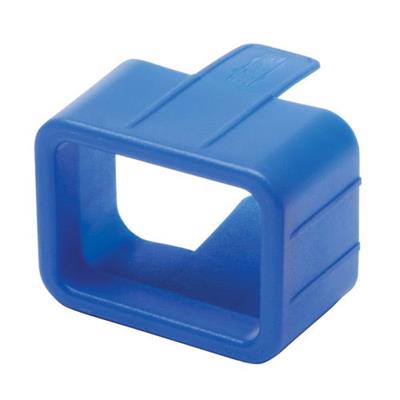 TrippLite PLC19BL Plug lock Inserts keep C20 power cords solidly connected to C19 outlets BLUE color Package of 100