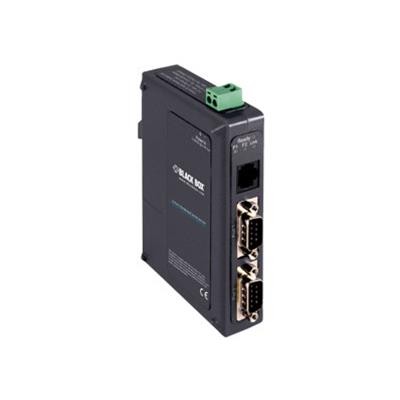 Black Box LES422A Hardened Serial Server - Device server - 10Mb LAN 100Mb LAN RS-232 RS-422 RS-485 - rail mountable Black Box LES422A Hardened Serial Server - Device server - 10Mb LAN 100Mb LAN RS-232 RS-422 RS-485 - rail mountable