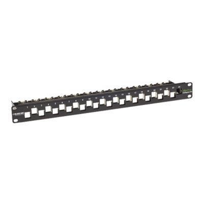 Black Box C6AMP70-24 GigaTrue CAT6A Staggered Blank Patch Panel - Patch panel - 1U - 19 - 24 ports Black Box C6AMP70-24 GigaTrue CAT6A Staggered Blank Patch Panel - Patch panel - 1U - 19 - 24 ports